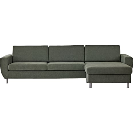 Urban 3D XL Vendbar Sofa Med Chaiselong Grøn