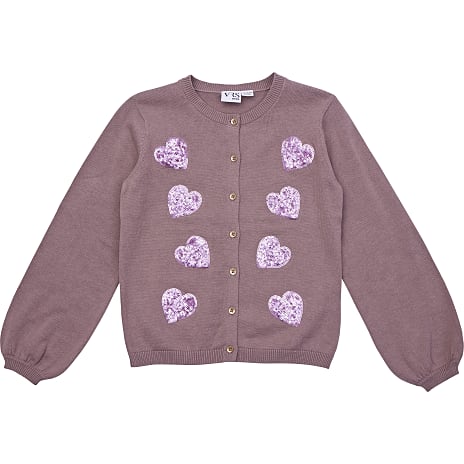 VRS Børne Cardigan Str. 110/116 Gammelrosa