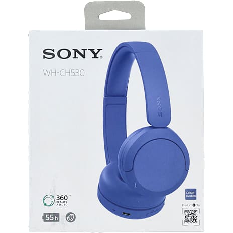 Sony WH-CH530 trådløse on-ear høretelefoner blå