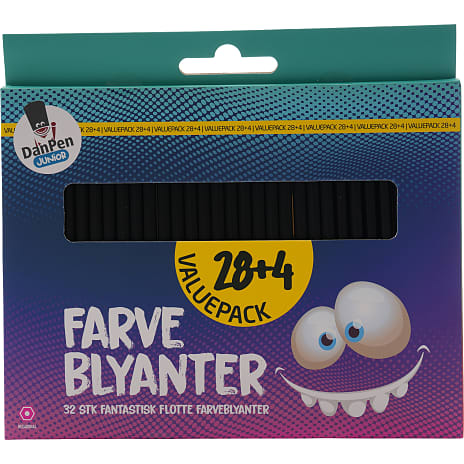 Danpen Junior Farveblyanter 32-pak