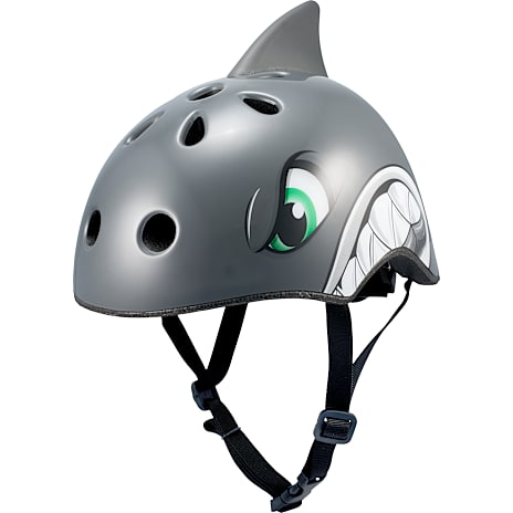 SCO 3D Cykelhjelm Børn Grå Haj
