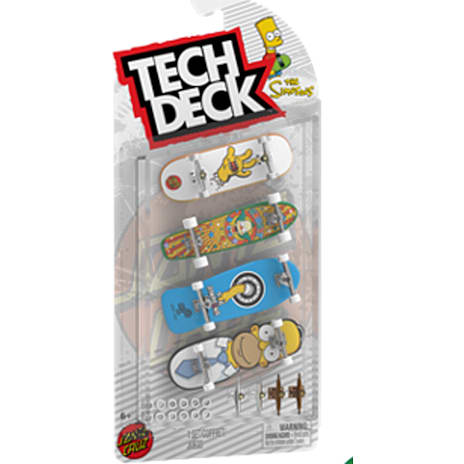 Spin Master Tech Deck Simpsons Skateboard Fingersæt 4-pak