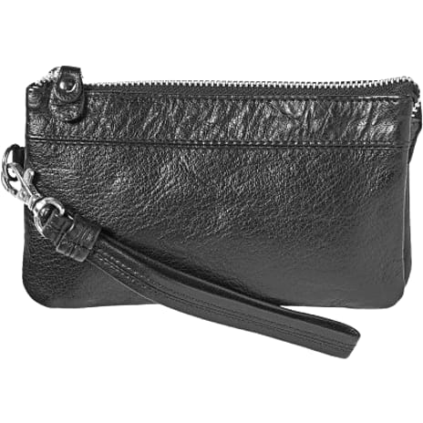 Dame Skind Clutch Sort