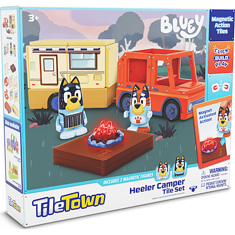 Tile Town Blueys campingferie legesæt