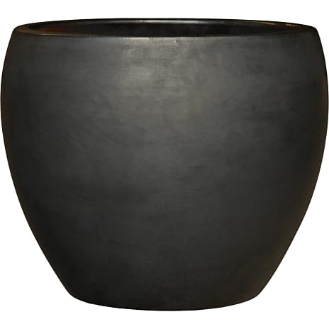 Andre Mærker Messina krukke - sort - H: 22 x B: 28 x D: 28 cm 1 stk.