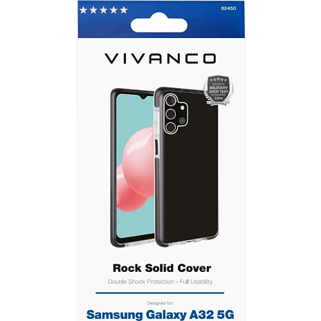 Vivanco Samsung Galaxy A32 5G Cover Transparent/Sort