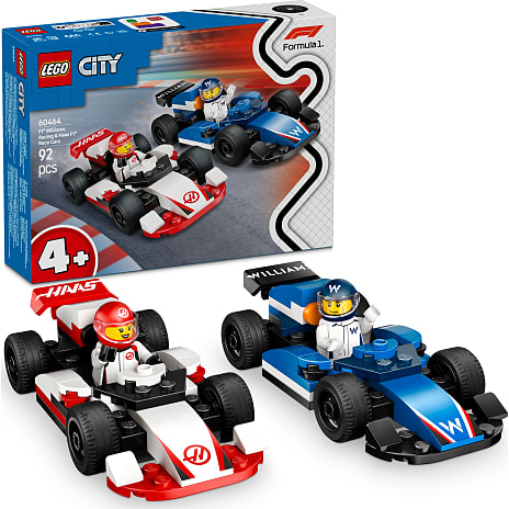 LEGO City Williams Racing og Haas Formel 1 racerbiler 60464 1 stk.