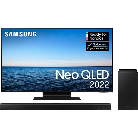 55" Neo QLED QE55QN90B Inkl. Samsung HW-B660 3.1 Soundbar | Bilka.dk!