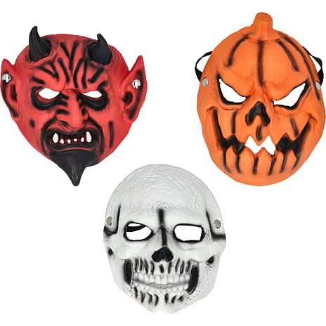 Halloween Blød Skummaske Assorteret