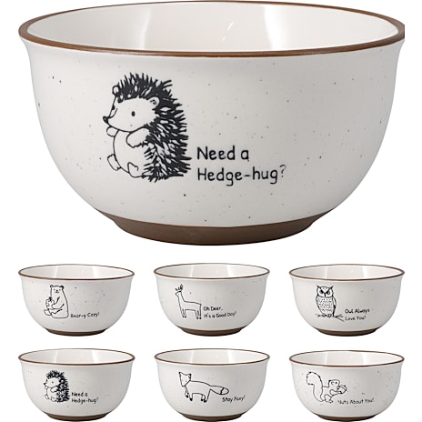 Skål med dyr - 550 ml - flere varianter - assorteret 1 stk.