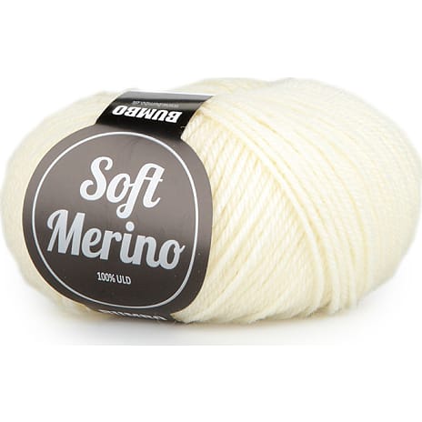 Bumbo By Mayflower BUMBO Soft Merino uldgarn - råhvid 102 1 stk.