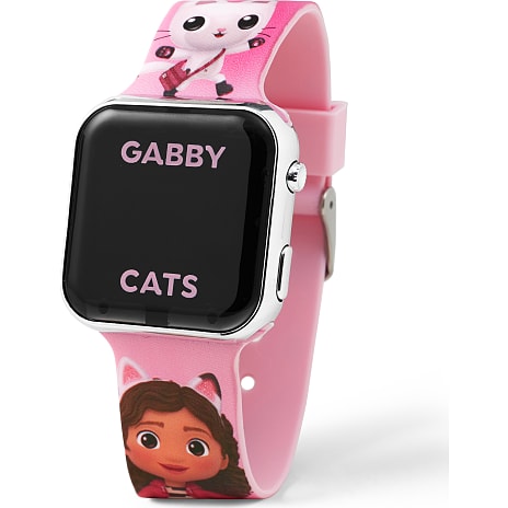 Accutime Gabbys Dukkehus LED Ur Pink