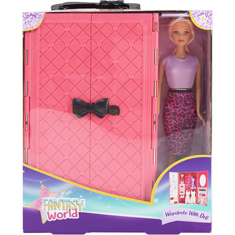 Fantasy World Garderobe med dukke