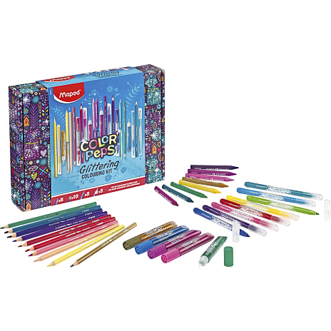 Maped Colorpeps Farvesæt med Glitter