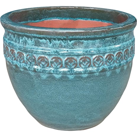 Andre Mærker Merano krukke - grøn - Ø: 28 x H: 23 cm 1 stk.