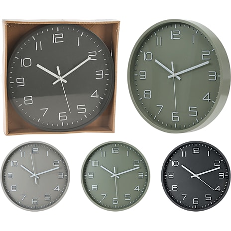Vægur Ø 30 cm Assorteret