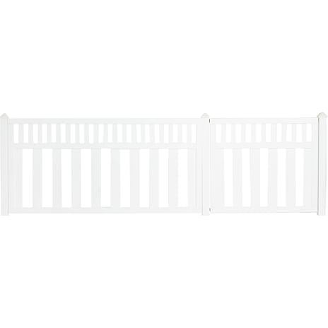 Nordic Fence Tendens forhavelåge hvid