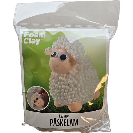 Påske DIY-Sæt Foam Lam Hvid