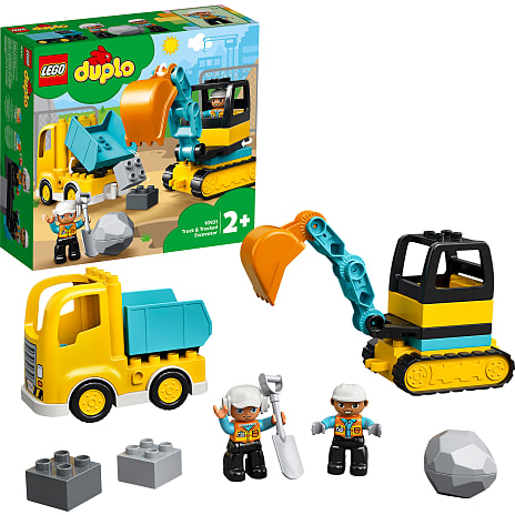 køre maskulinitet Ordsprog LEGO DUPLO Town Lastbil og gravemaskine på larvefødder 10931 | Køb online  på br.dk!
