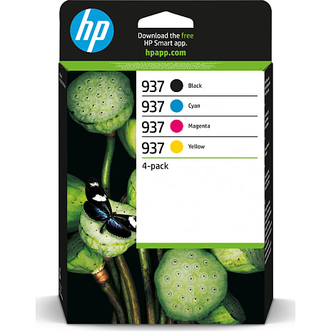 HP 937 blækpatron - sort/cyan/magenta/gul 1 stk.