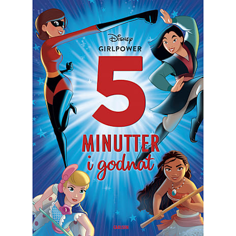 Lindhardt & Ringhof Disney Girl Power 5 Minutter i godnat