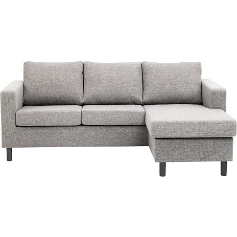 Oslo Vendbar Sofa med Chaiselong Lysegrå