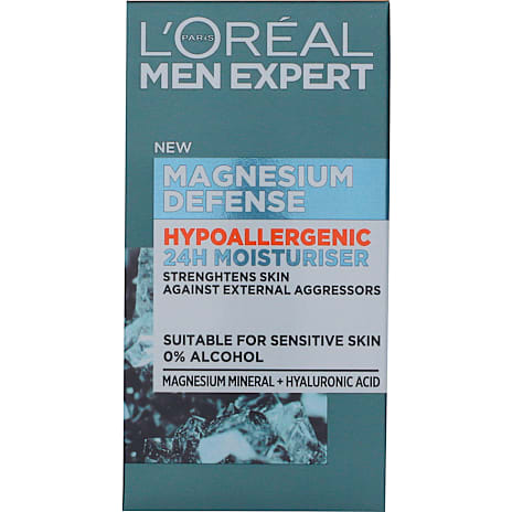 L'Oréal Paris Hypoallergenic 24H ansigtscreme m. magnesium og hyalurnsyre sensitiv hud 50 ml