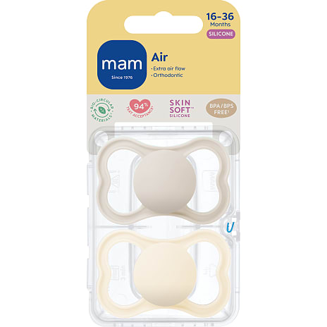 MAM Anatomiske Sutter Silikone 16-36 mdr.