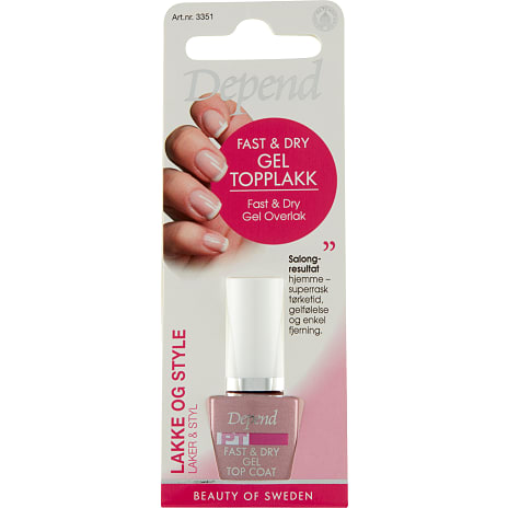 Depend Topcoat Fast Fast & Dry Gel 8 ml