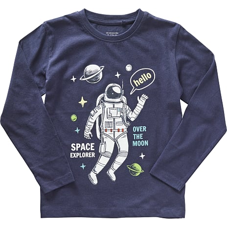 VRS Børne T-shirt Str. 146/152 Mørkeblå