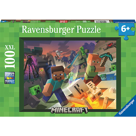 Ravensburger Minecraft Monster Puslespil 100 Brikker
