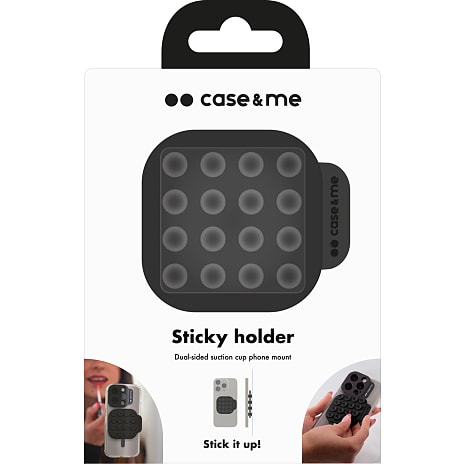Case&me sugekop til mobil - sort 1 stk.