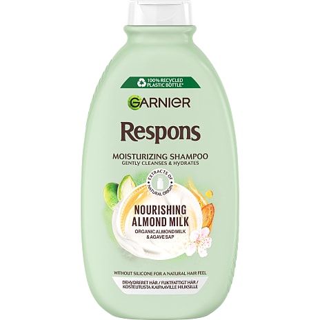Garnier Shampoo med Mandelmælk og Agavesaft Tørt Hår