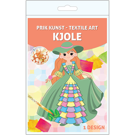 1Conzept Prikkunst Tekstil Art kjole