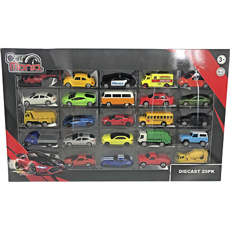 Car Mania Biler 25-pak