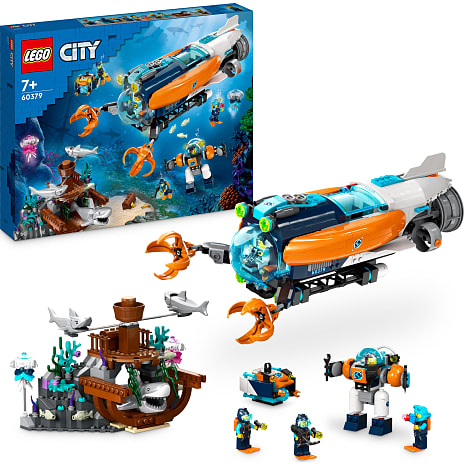 LEGO® City Dybhavsudforsknings-ubåd 60379 på