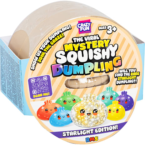 Squishy Dumplings Shimmering Starlight 10 cm Assorteret