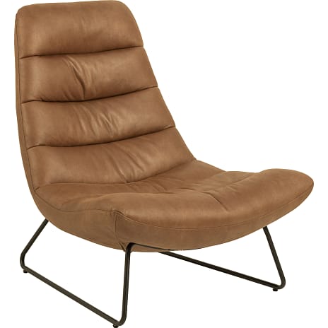 AC Design Furniture Milford Loungestol Cognacfarvet