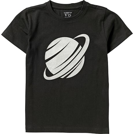 VRS Børne T-shirt Str. 110/116 Sort