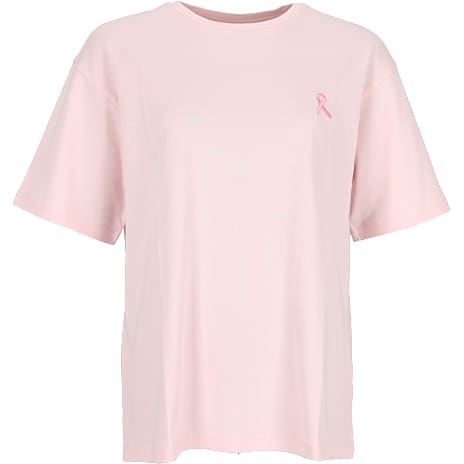 VRS Dame Støt Brysterne T-shirt Str. L Lyserød