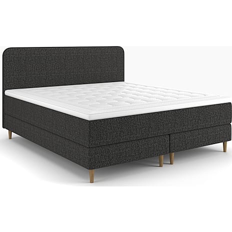 Nordisk Fjer Premium kontinentalseng 160x200 antracit