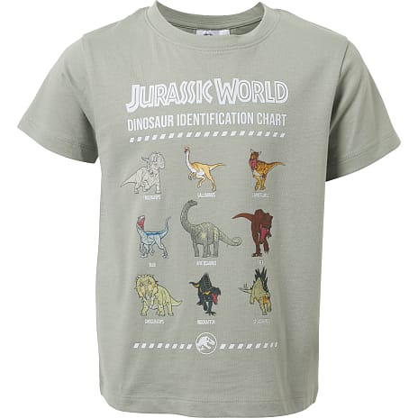 Jurassic World T-shirt Str. 98/104 Grøn