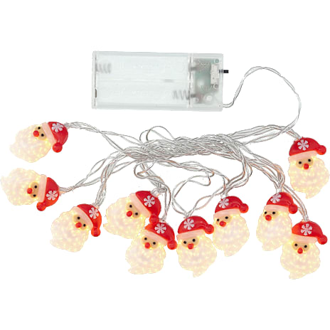 LED lyskæde med figurer assorteret