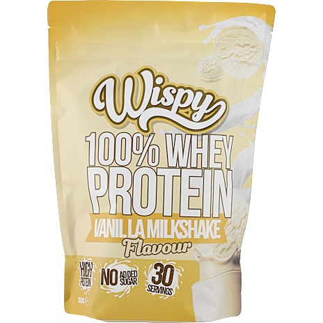 Proteinpulver m. smag af vaniljemilkshake, Wispy 1 g