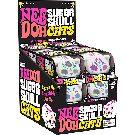 Needoh Sugar Skull Cats Legetøj Assorteret