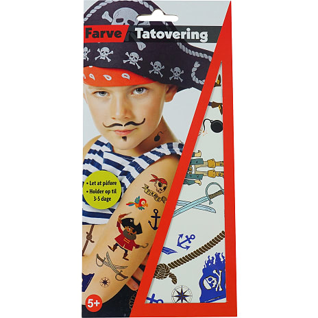 Midlertidig Tatovering Pirat