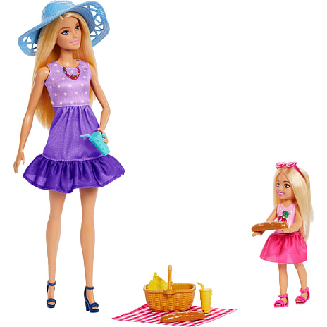 Barbie Malibu- og Chelsea dukke 1 stk.