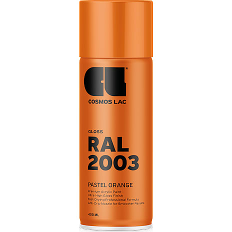 Cosmos Spraymaling Blank Pastel Orange