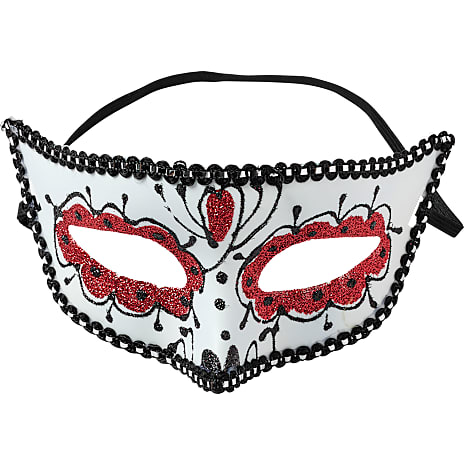 Choise by Heart Dame Halloween Maske Hvid