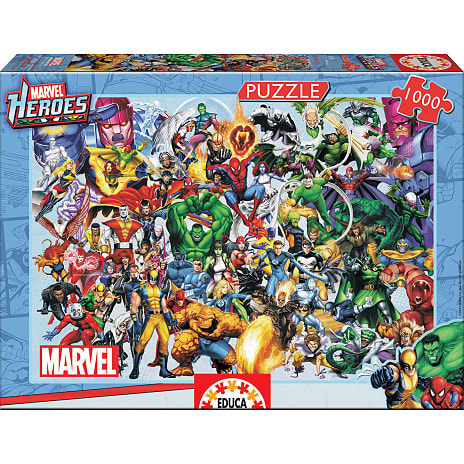 Educa Marvel Superhelte Puslespil 1000 Brikker